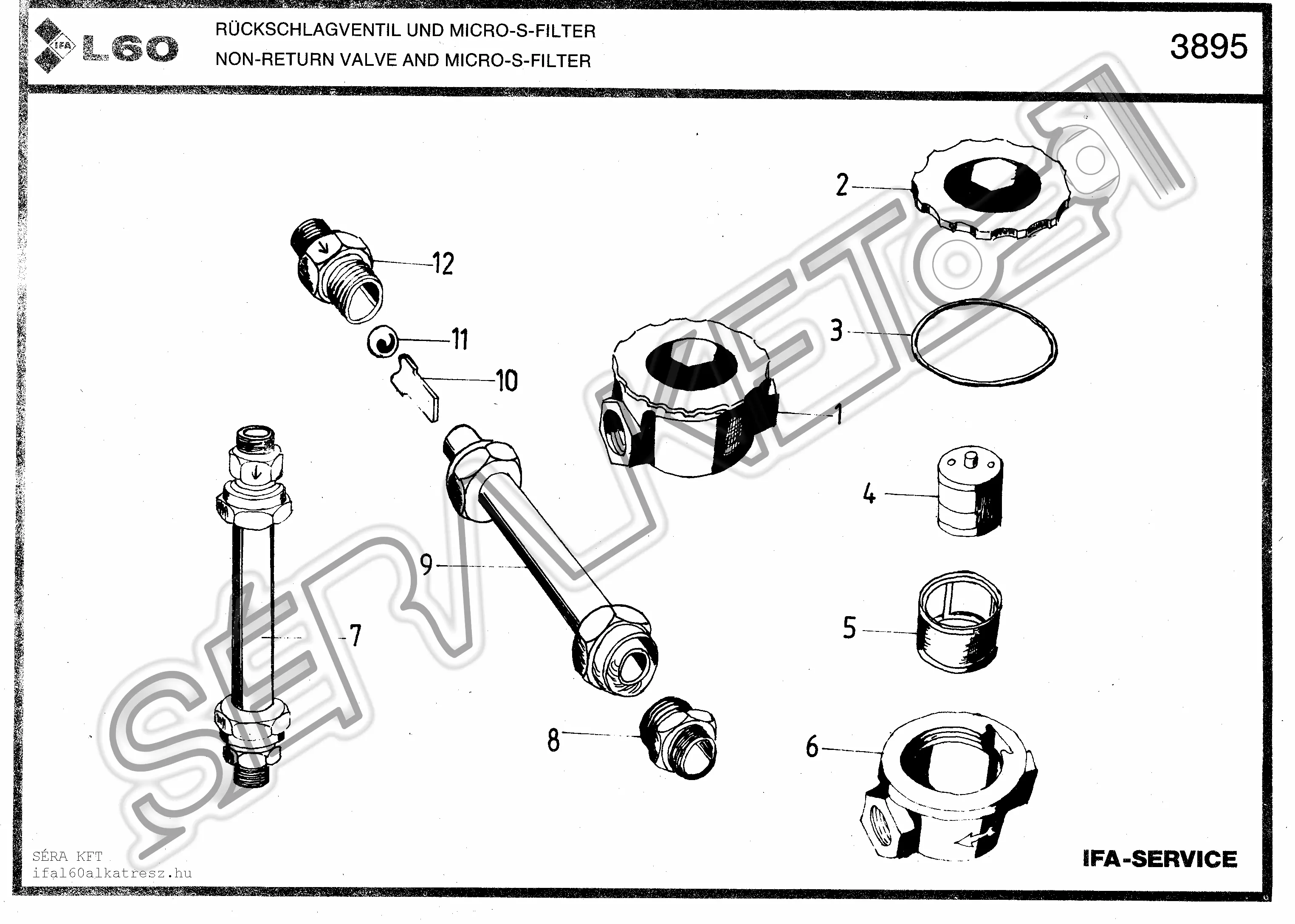 Non-return valve and Micro-S filter