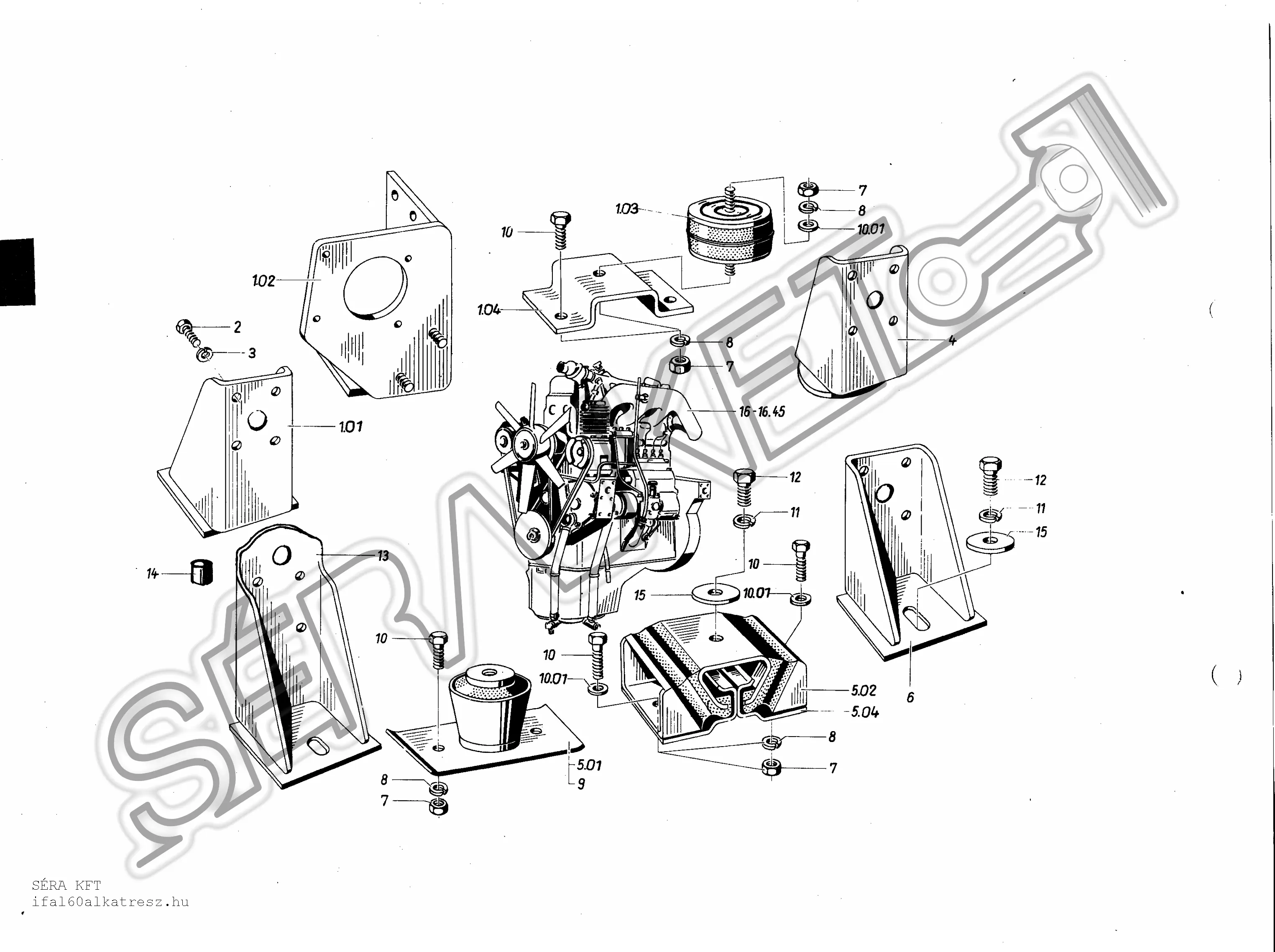 Motor felfüggesztés