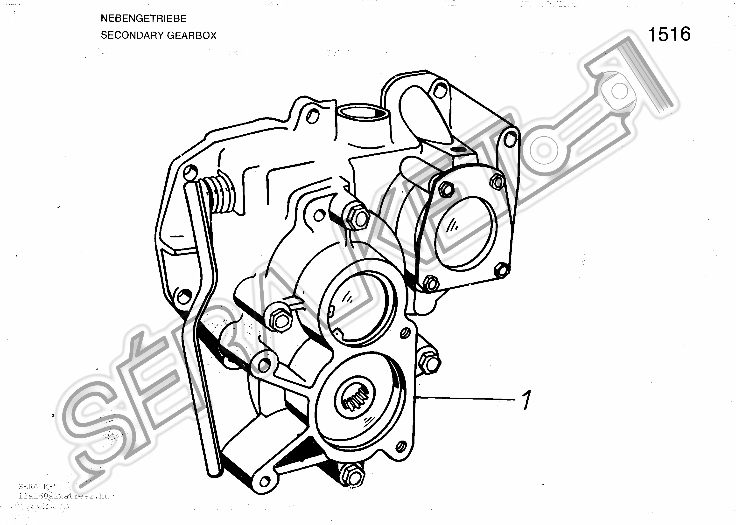 Secondary gearbox NH 7/2