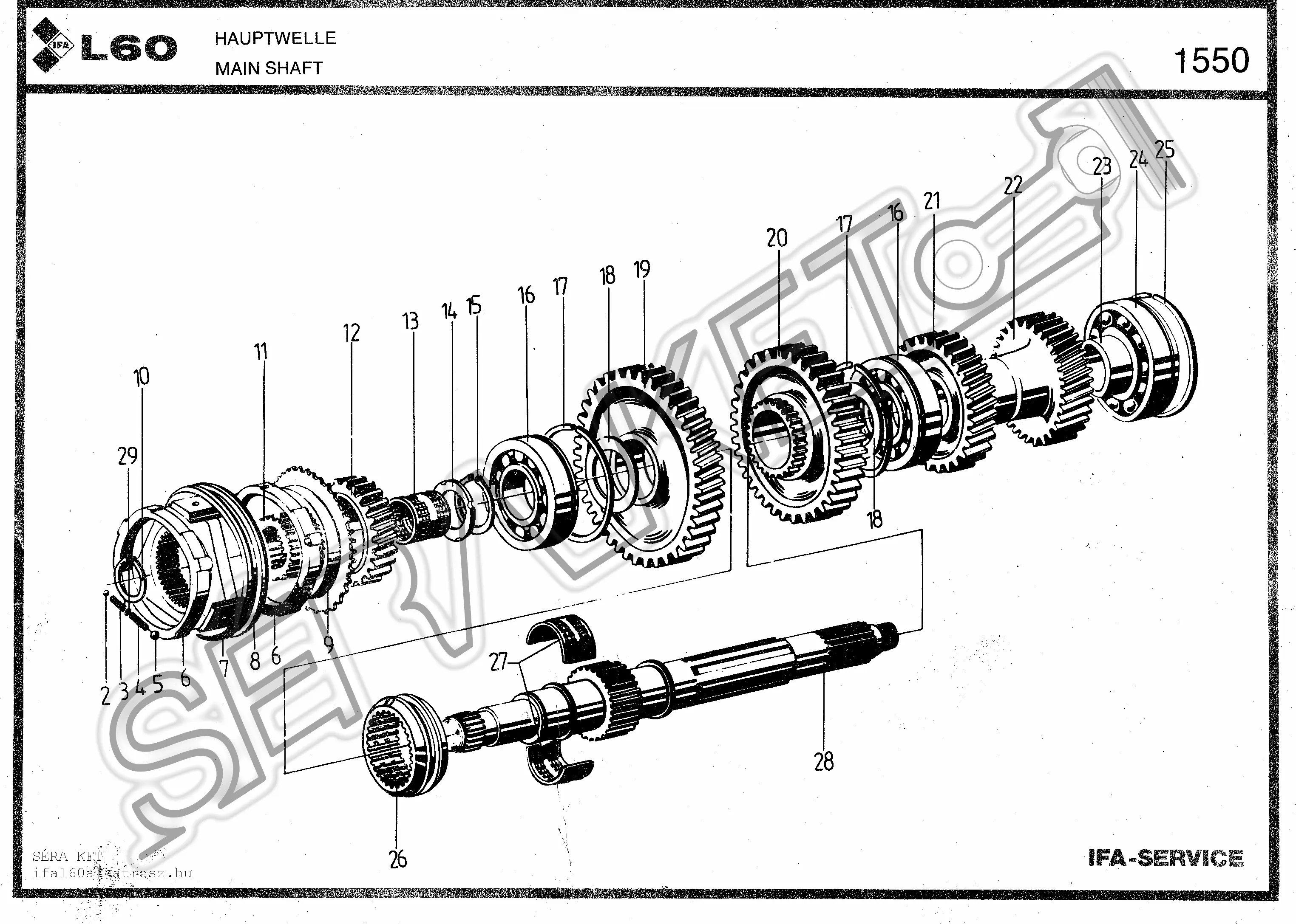 Main shaft