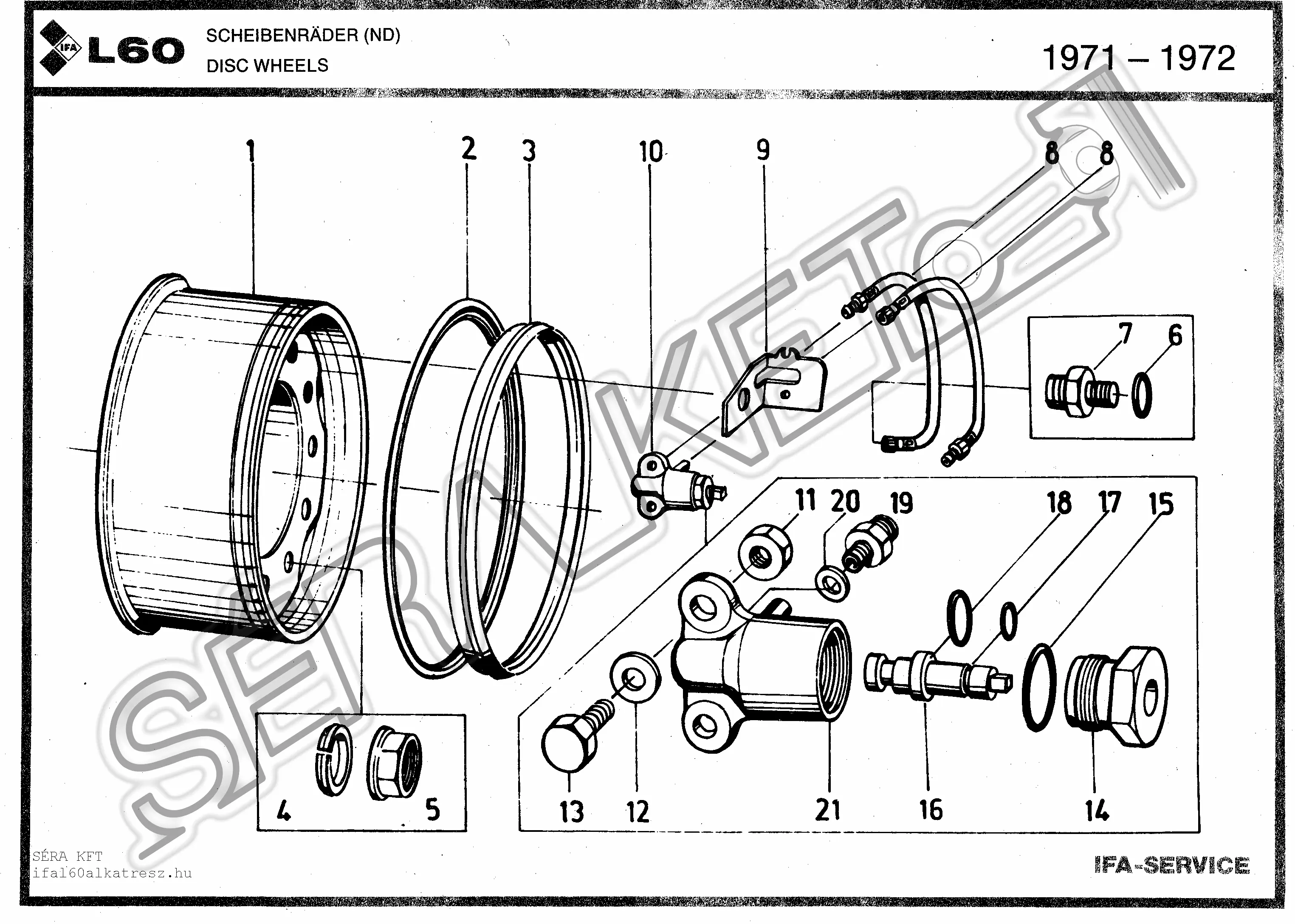 Low pressure rear disc wheels