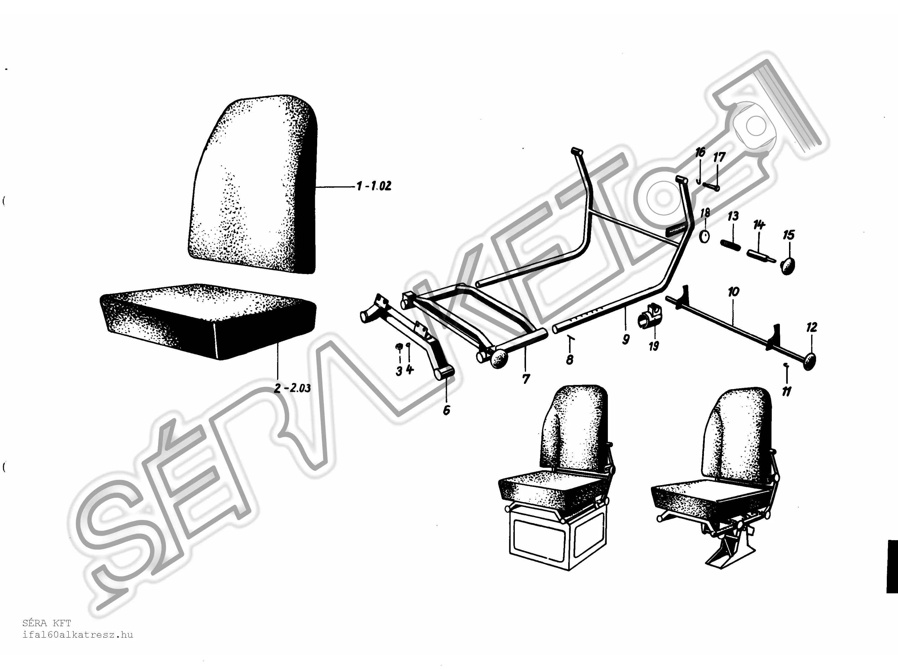 Seat components