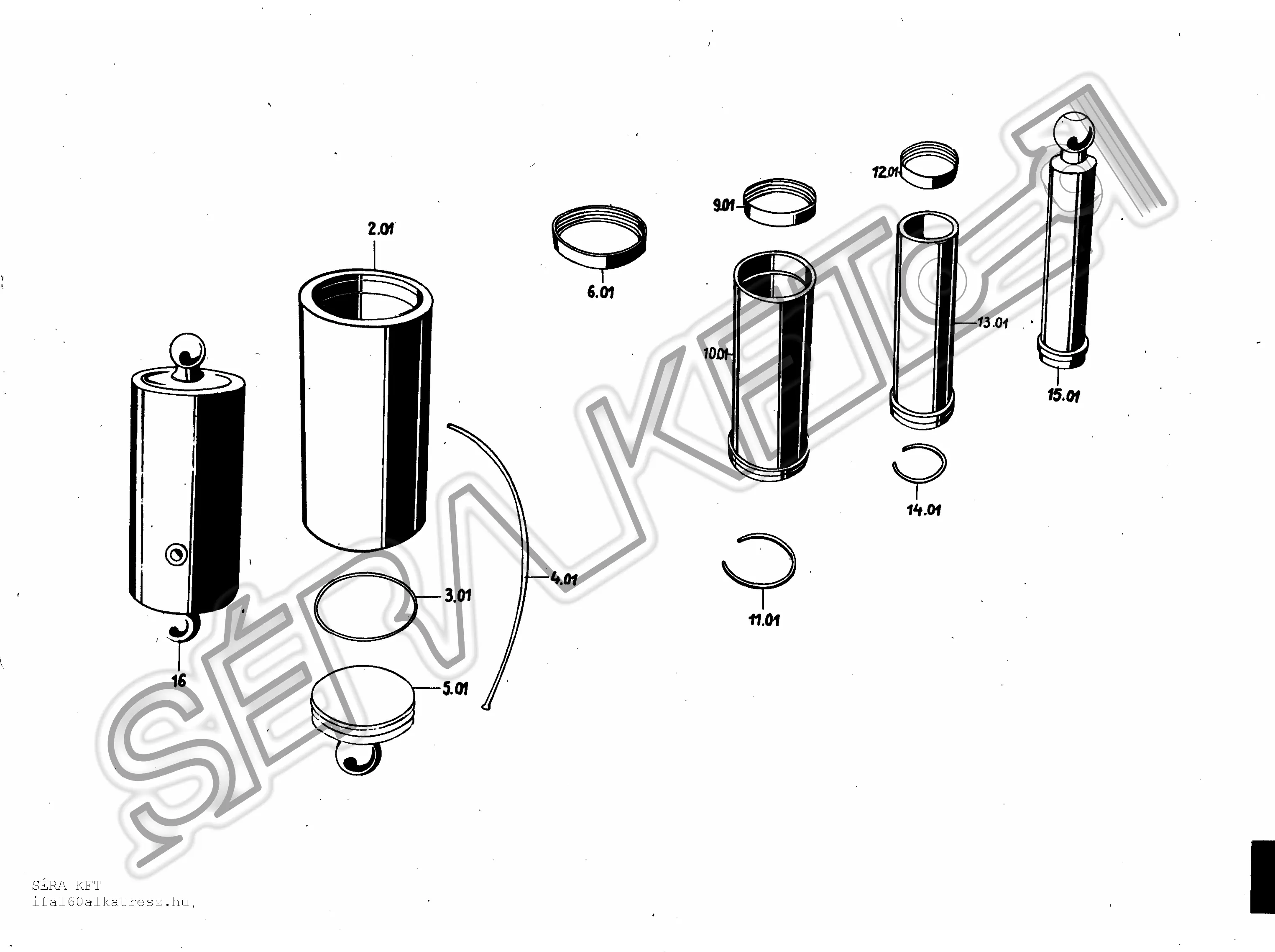 Working cylinder