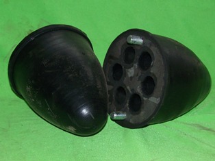 Tehermentesítő gumibak, kerek, IFA W50-HL-HW