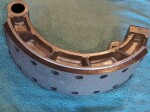 Brakeshoe for trailer - with 120x8mm brake lining, reconditioned, HL-HW 6t