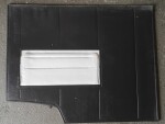 Fahrerhaus Verkleidung - hinten-links, mit Tasche, schwarz, original, IFA W50