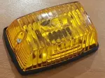 Trailer rear light - rectangular, yellow, HL-HW