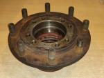 Wheel hub for front axle - 4x4, used, 3 screwed holes, IFA W50