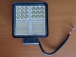 Munkalámpa - LED-es 11400 Lumen, szögletes, sárga jelzőfénnyel