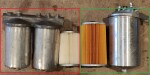 Fuel filter - 115x70mm, WEIMAR